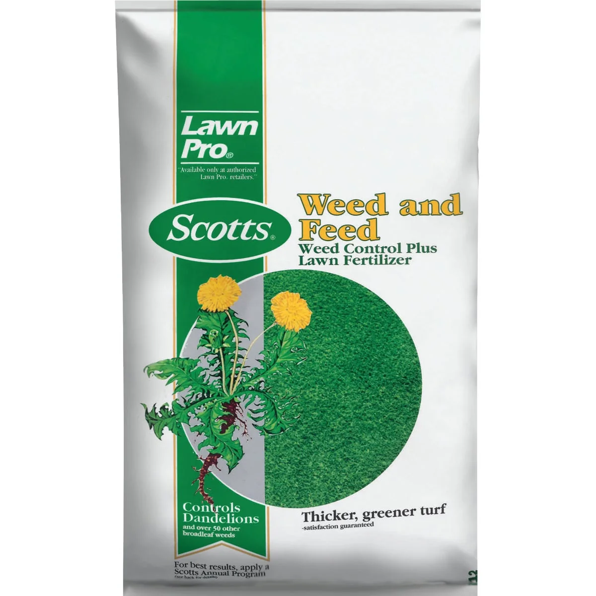 Smooth Scotts Lawn Pro Weed Feed 44.24 Lb. 15 000 Sq. Ft. 26-0-3 Lawn Fertilizer with Weed Killer Original Design