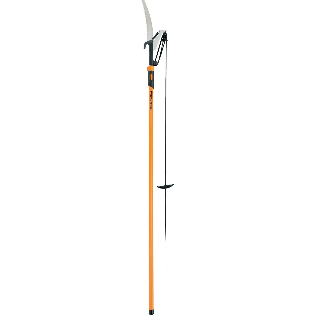 Elite Fiskars 1 In. Cutting Capacity 12 Ft. Fiberglass Extendable Pole Saw Tree Pruner Original Design