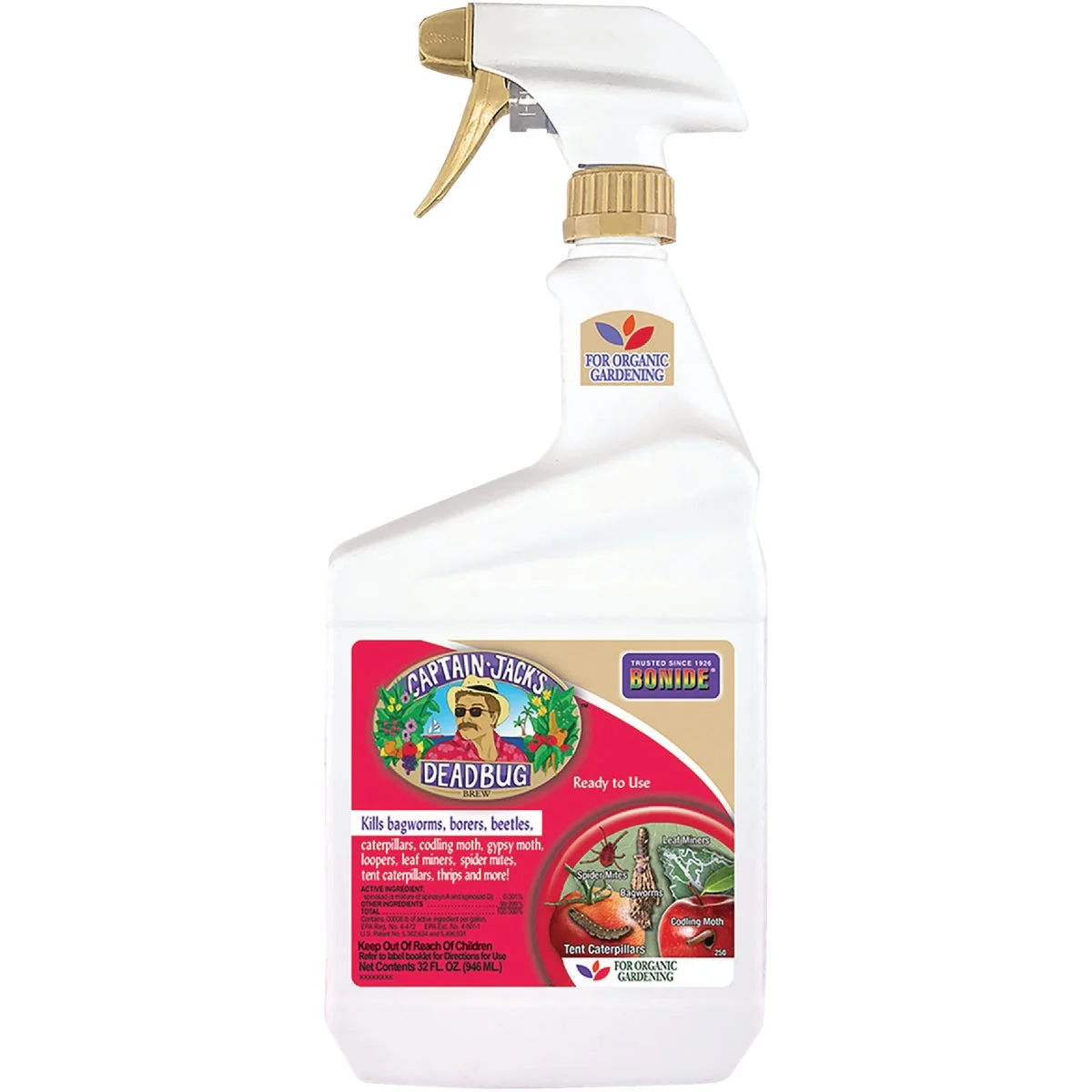 Unique Captain Jack 1 Qt. Dead Bug Brew Insect Killer Fine