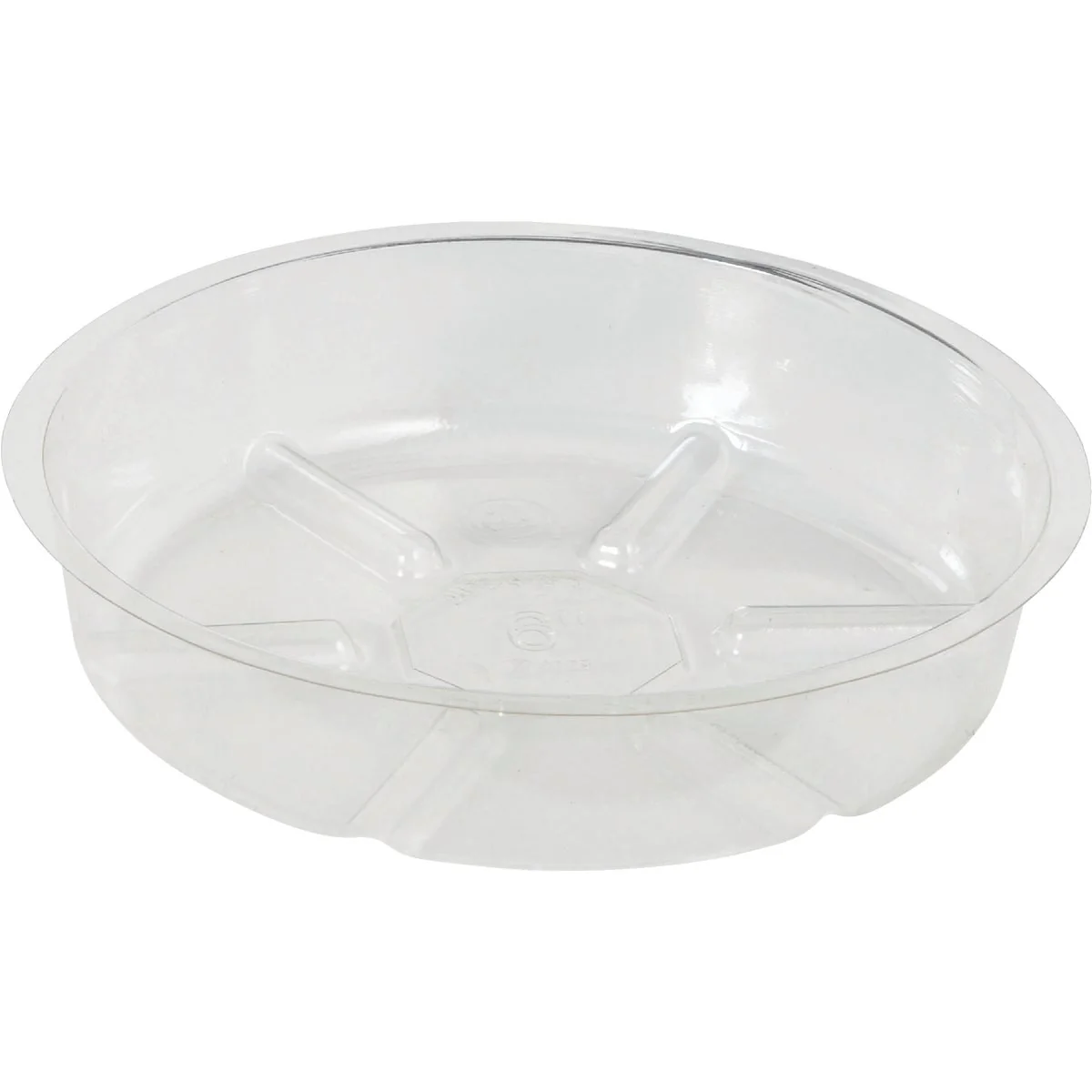 Classic Garden 6 In. Clear Vinyl Flower Pot Saucer High-Performance