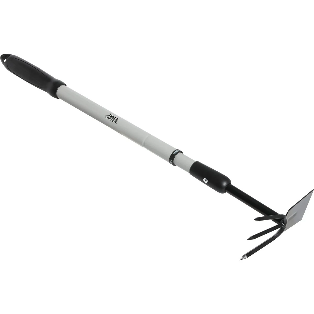 World-Class Garden 18 In. To 32 In. Extendable Steel Handle Hoe High-Performance