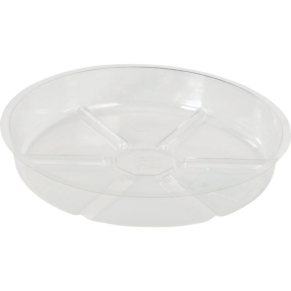 Modern Garden 8 In. Clear Vinyl Flower Pot Saucer Stylish