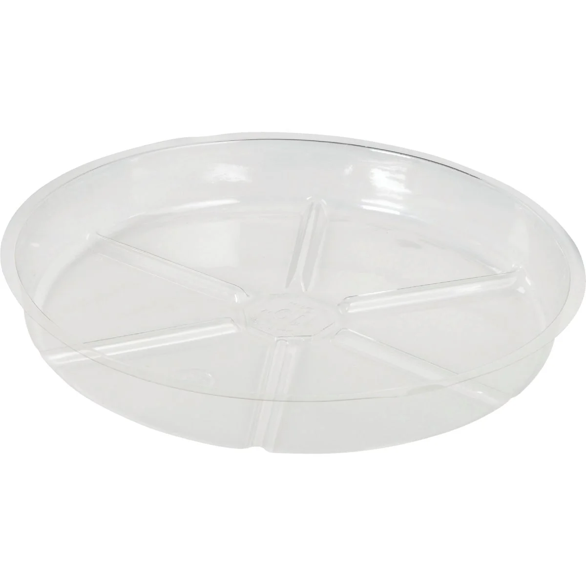 Breathable Garden 10 In. Clear Vinyl Flower Pot Saucer Fast
