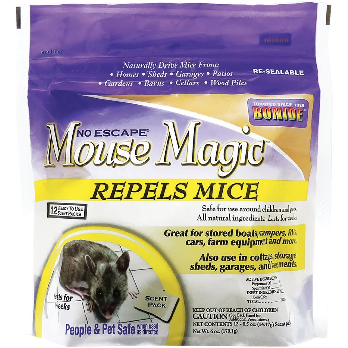Consistent Bonide Mouse 6 Oz. Granular Mouse Repellent 12-Pack Relaxed