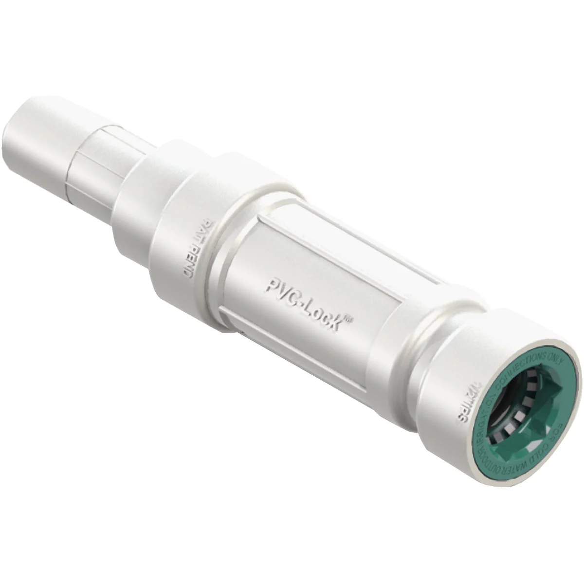 Innovative Orbit 1 2 In. PVC-Lock Flexible Repair Coupling Extendable From 6-1 4 In. to 8-1 2 In. Dependable