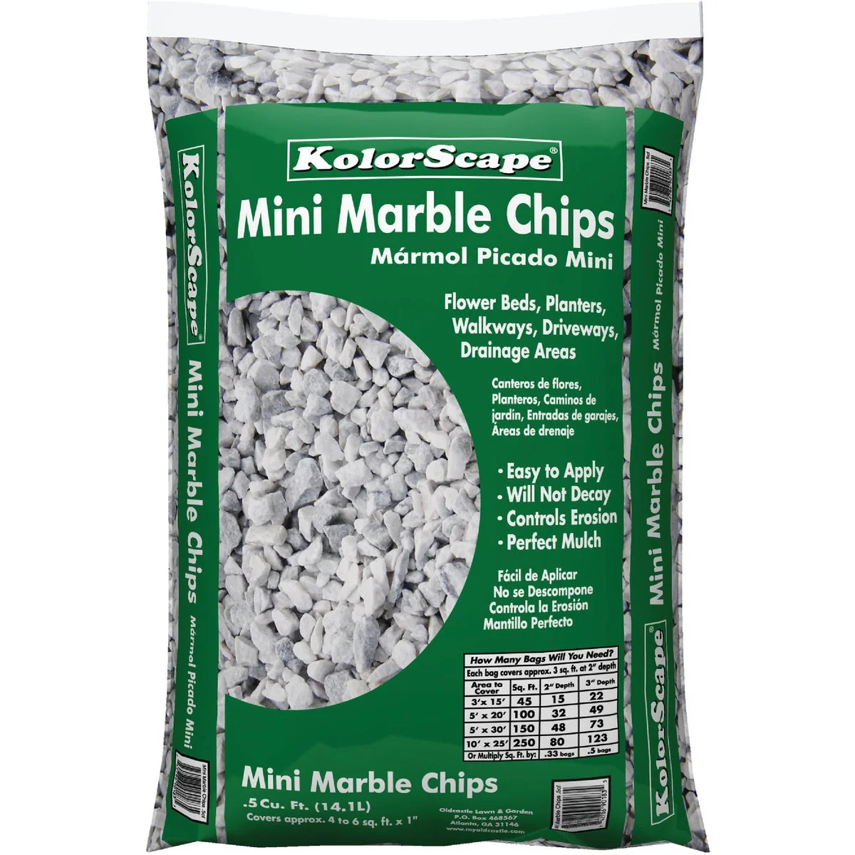 Expertly Made KolorScape 0.5 Cu. Ft. Mini Marble Rock Responsible