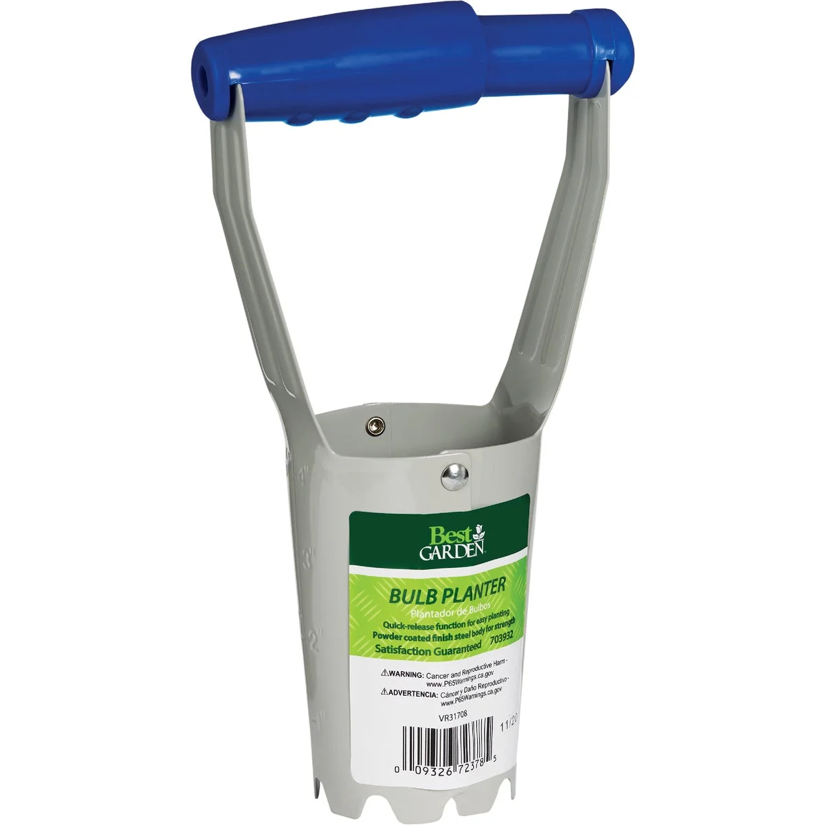Easy-to-Use Garden 9 In. Quick-Release Bulb Planter Fine