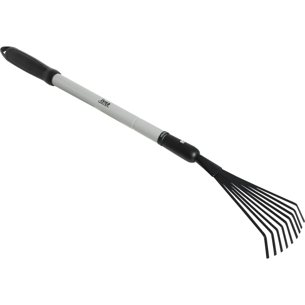 Specialty Garden Extendable Handle 5.5 In. Steel Shrub Rake 9-Tine Relaxed