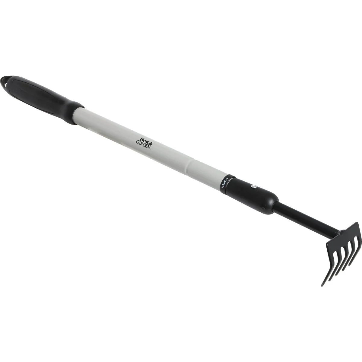 High-Quality Garden 3.5 In. Steel Landscape Rake 5-Tine Enhanced