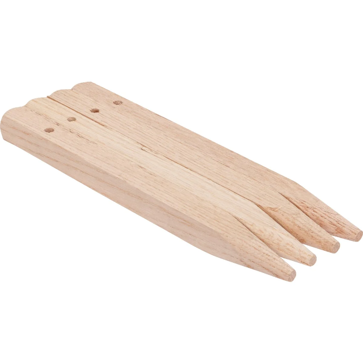 Clean Madison Mill 12 In. Oak Wood Plant Stake 4-Pack Sophisticated