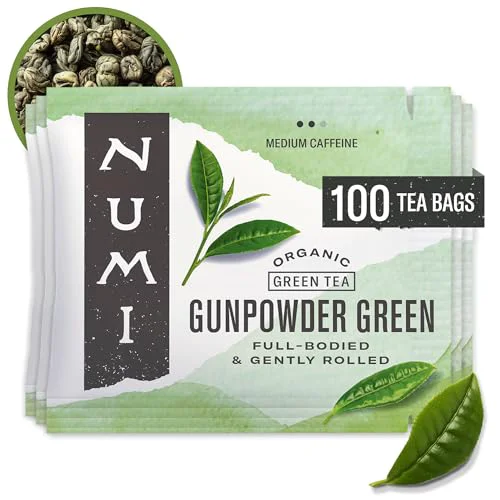 Effective Organic Gunpowder Green Tea 100 Count Premium Material