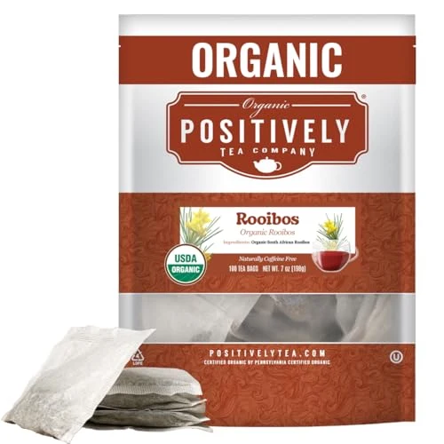 Safe South African Red Rooibos Tea Bags 100 Count Modern