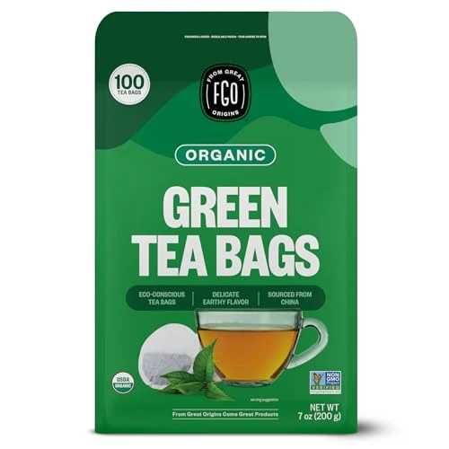 Artisan Organic Green Tea 100 Count First-Class