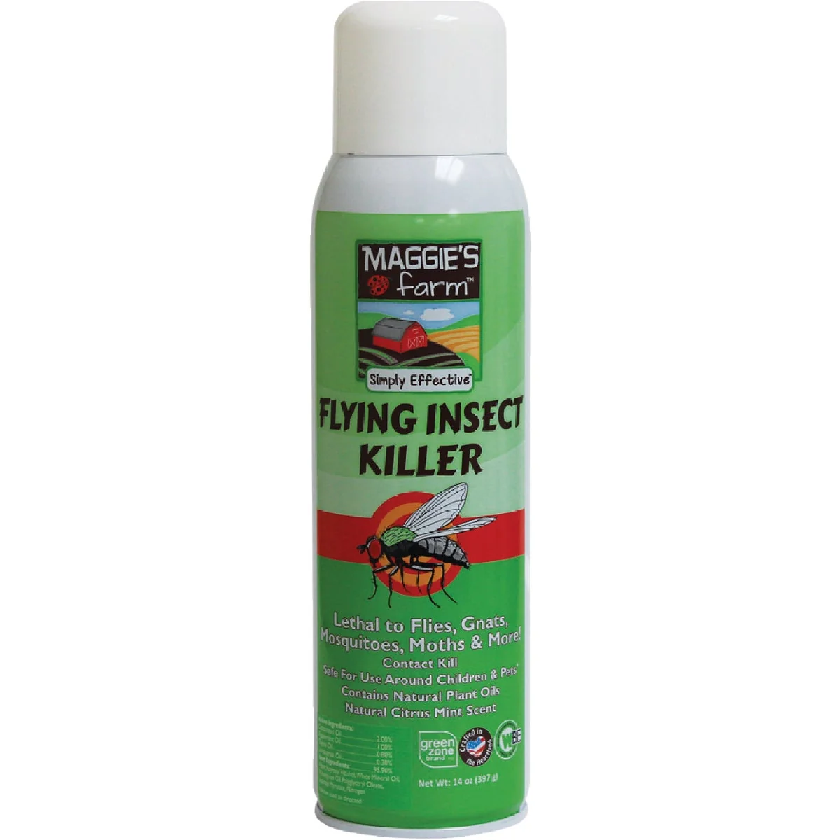 World-Class Maggie’s Farm 14 Oz. Aerosol Spray Flying Insect Killer Durable