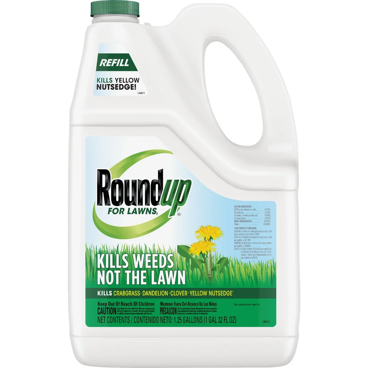 Unique Roundup For Lawns 1.25 Gal. Ready To Use Refill Northern Formula Weed Killer Exclusive