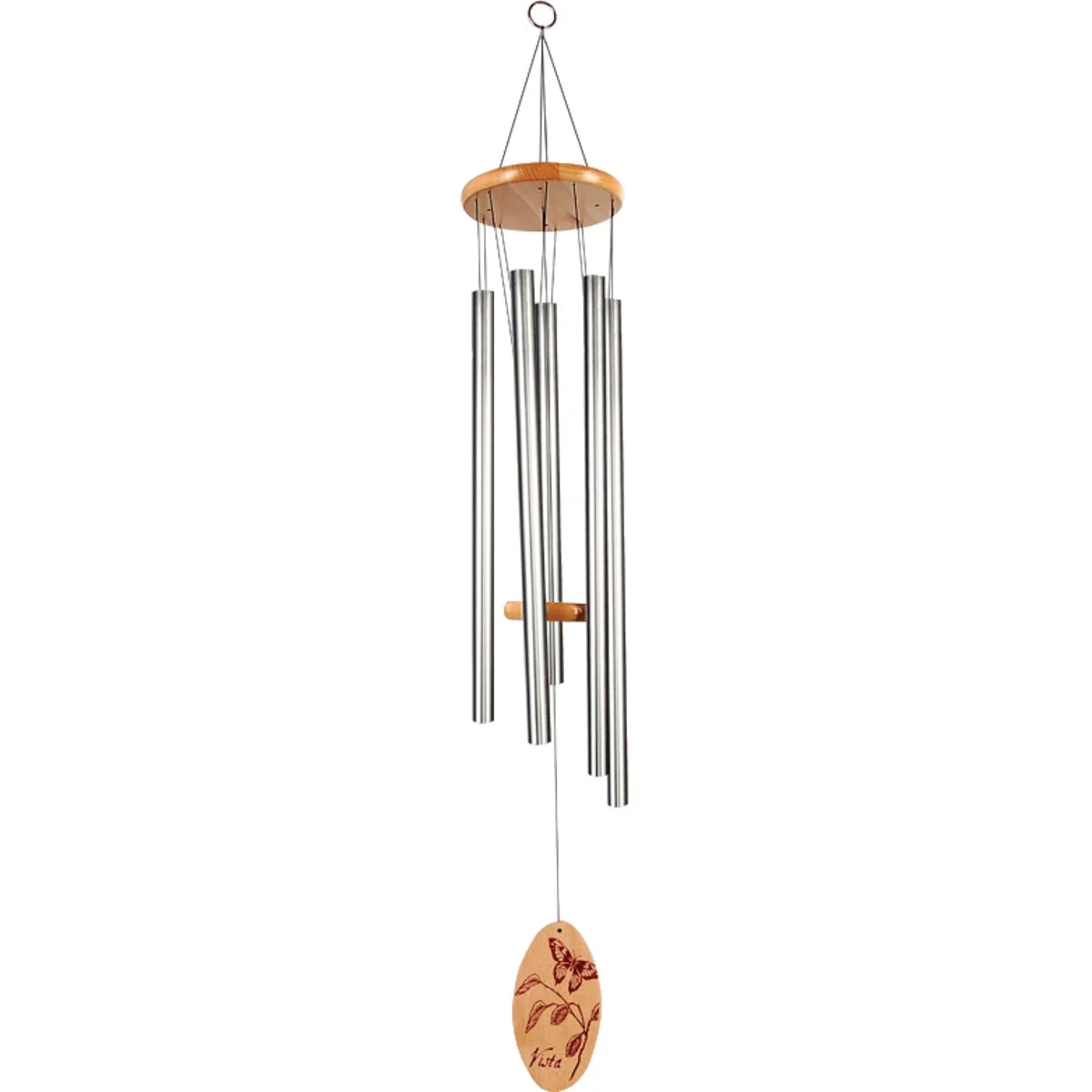 Durable Sunset Vista Designs 36 In. Silver Wind Chime Smart