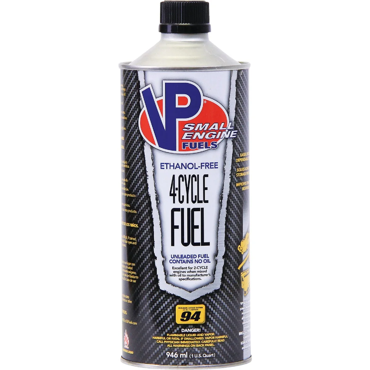 Recyclable VP Small Engine Fuels 32 Oz. Ethanol- 4-Cycle Fuel Effective