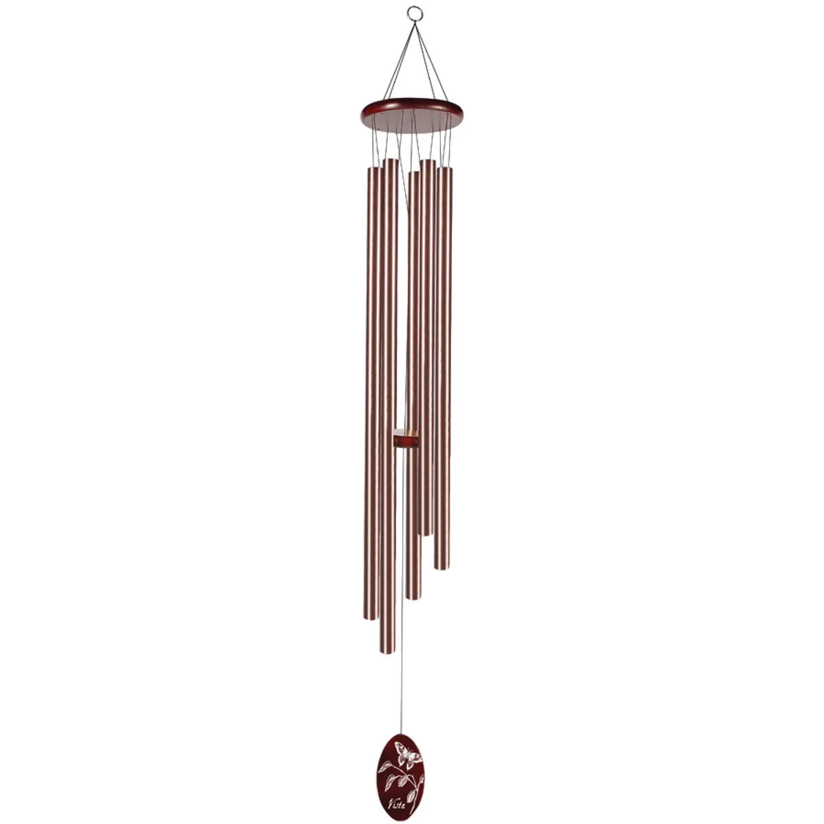 Long-Lasting Sunset Vista Designs 57 In. Bronze Wind Chime Eco-Friendly