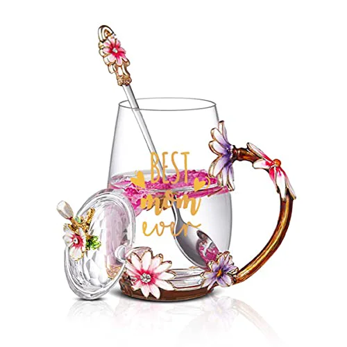 Selected Flower Tea Cup Mothers Day Gifts For Mom Expertly Made