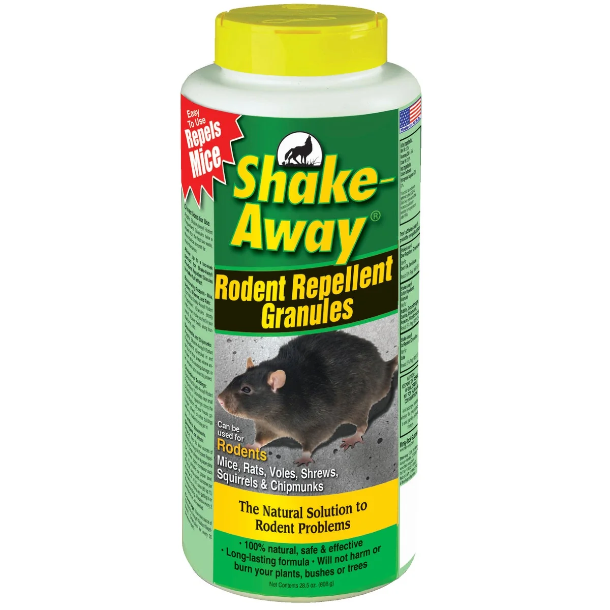 Luxury Shake Away 28.5 Oz. Granular Organic Rodent Repellent Pure
