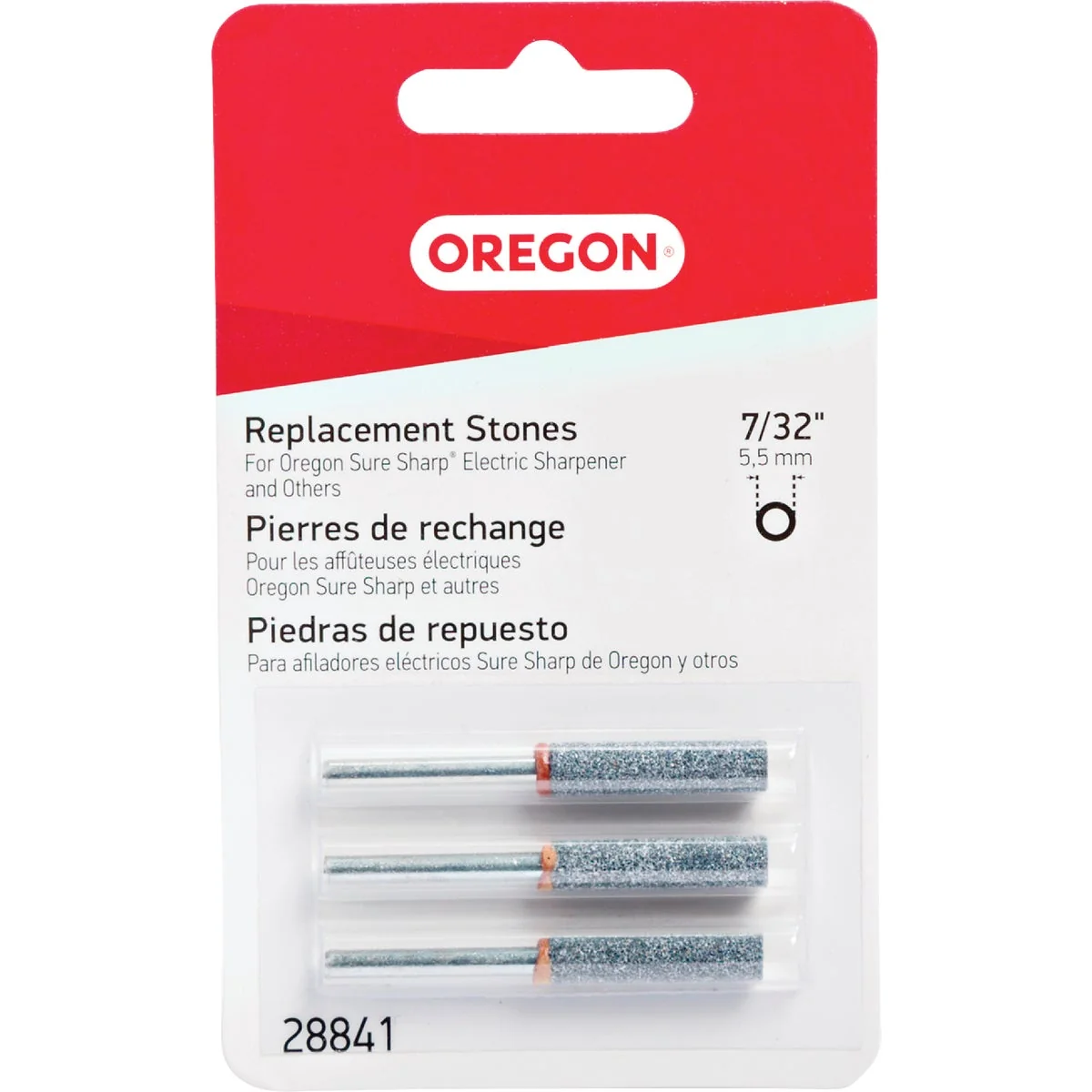 Classic Oregon 7 32 In. Grinding Stones 3-Count Natural
