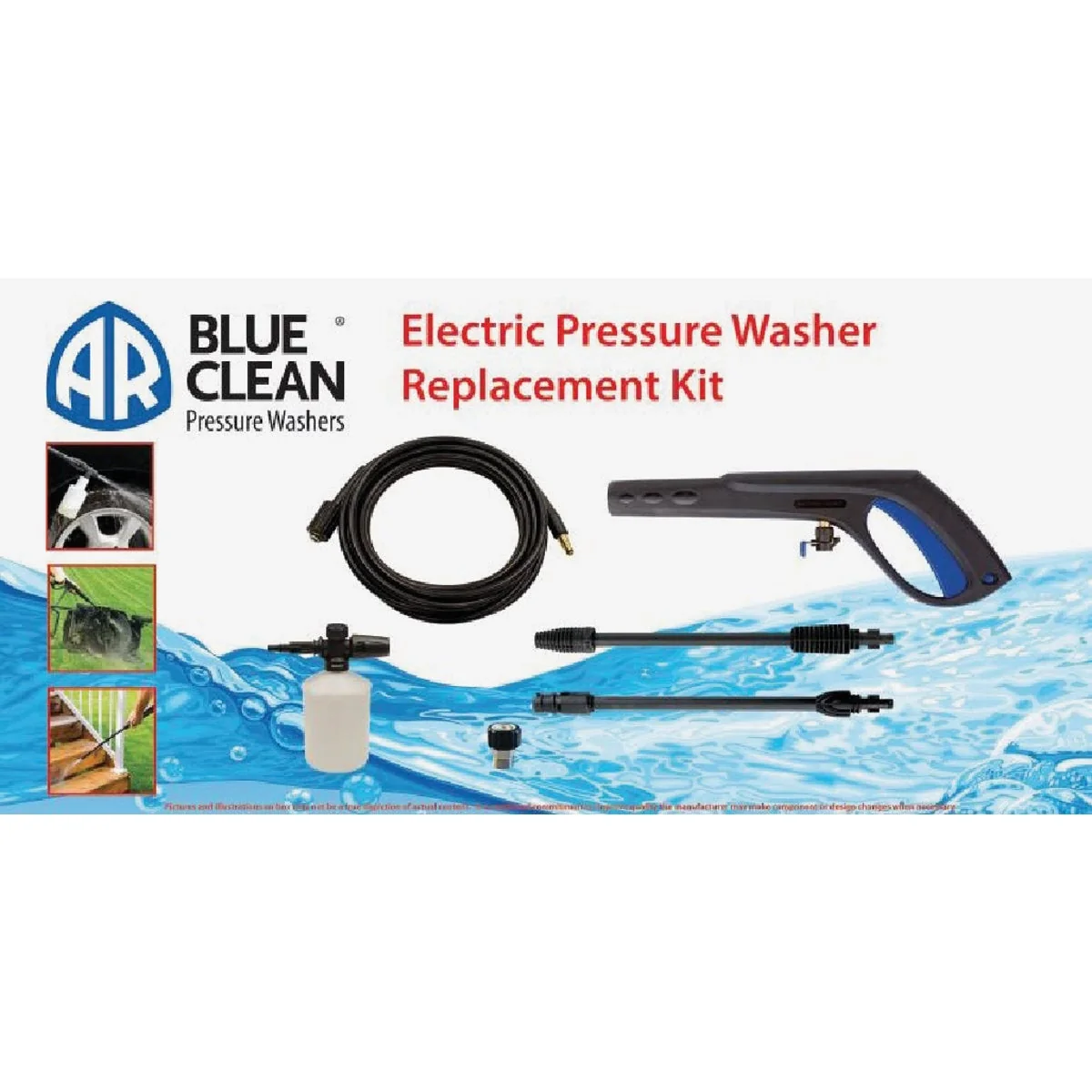 Reusable AR Blue Clean Electric Power Washer Trigger Gun Kit First-Class