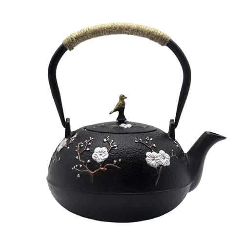 Long-Lasting 40.6oz Cast Iron Teapot for Stovetop Proven