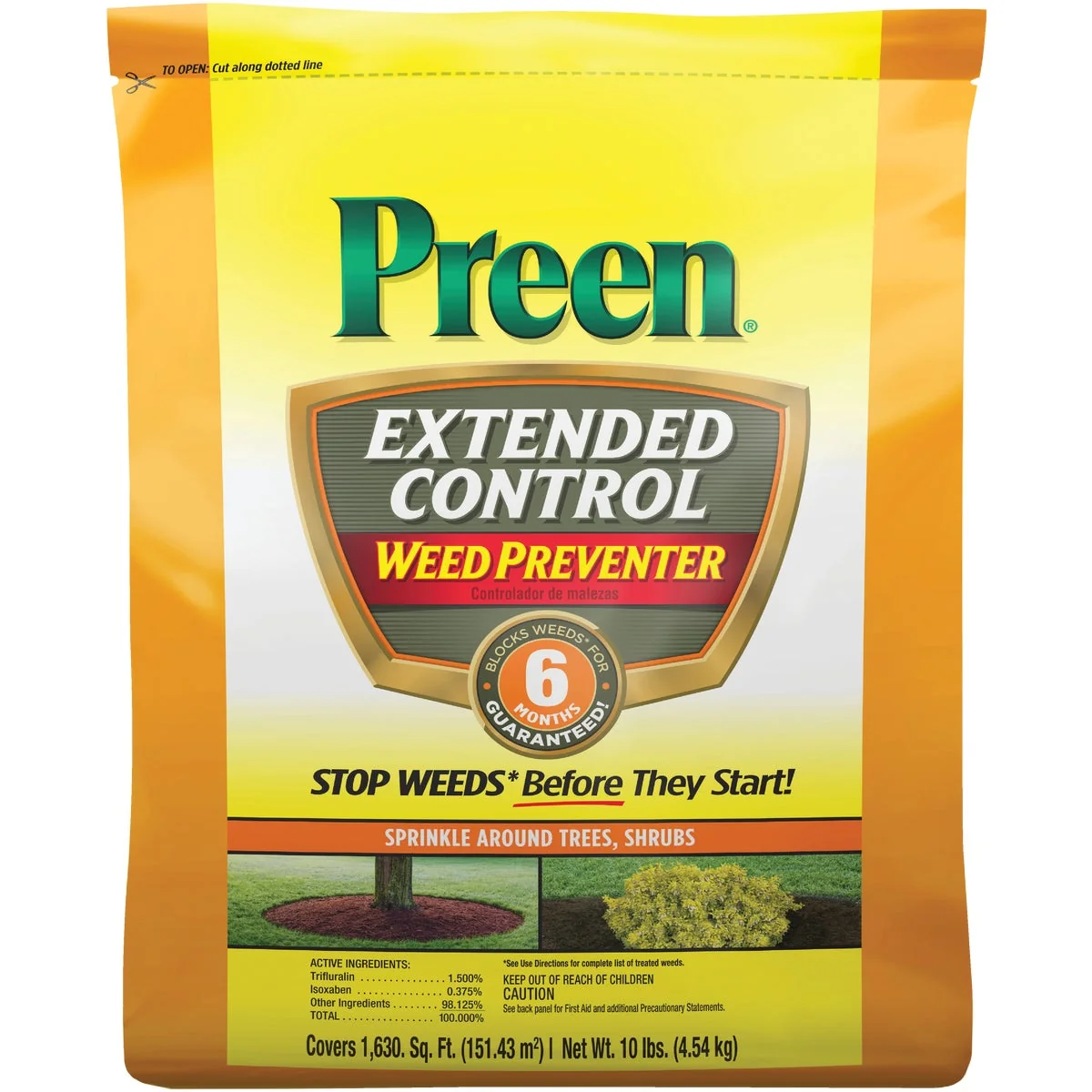 Trendy Preen Extended Control Weed Preventer 10 Lb. Advanced