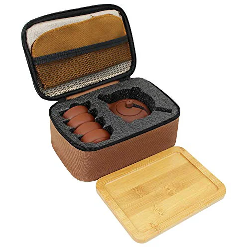 Functional Portable Yixing Purple Clay Tea Set Efficient