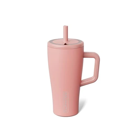Luxury Era 20 oz Tumbler with Handle and Straw Soft