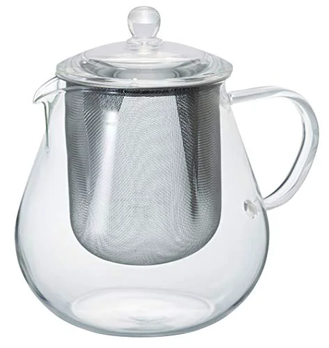 Comfortable Leaf Tea Pot with Stainless Steel Filter Genuine