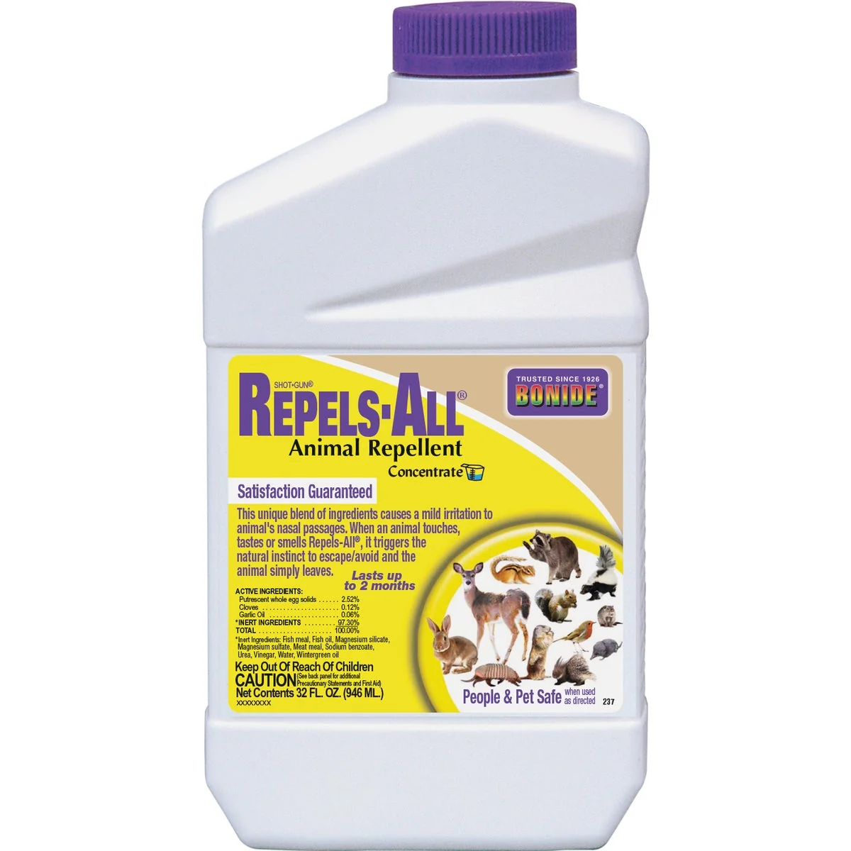 Superior Bonide Repels All 1 Qt. Concentrate Animal Repellent Authentic