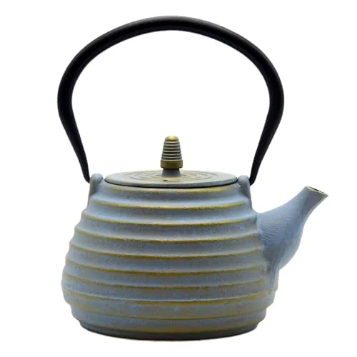 Casual 33.8oz Cast Iron Teapot for Stovetop Responsible