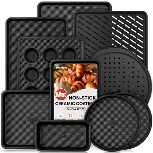 Sustainable 10 Piece Nonstick Bakeware Set 10 Count Trusted