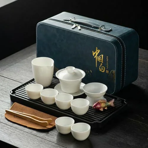 Consistent Portable Gongfu Tea Set with Color Effective