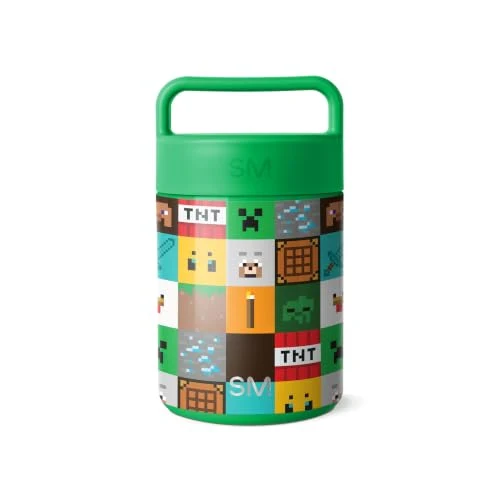 Classic Minecraft Insulated Food Jar with Handle Smooth