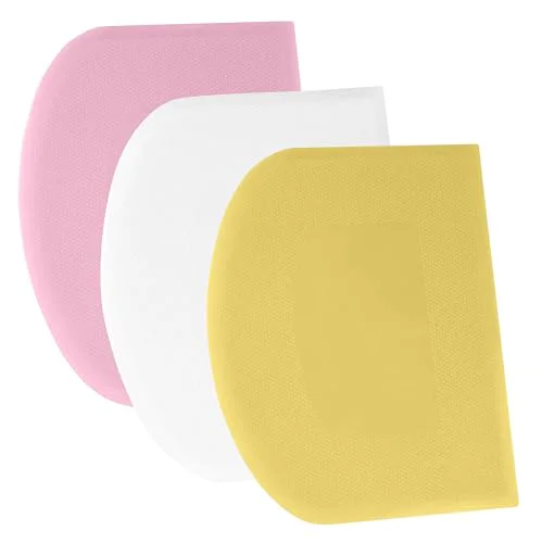 Practical Dough Scraper Bench Scraper 3 Count High-Grade