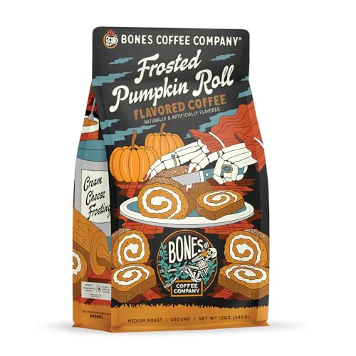 Versatile Frosted Pumpkin Roll Flavored Coffee 12 Ounce Sustainable