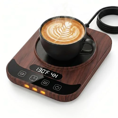 Fashionable Smart Coffee Mug Warmer with LED Display Soft