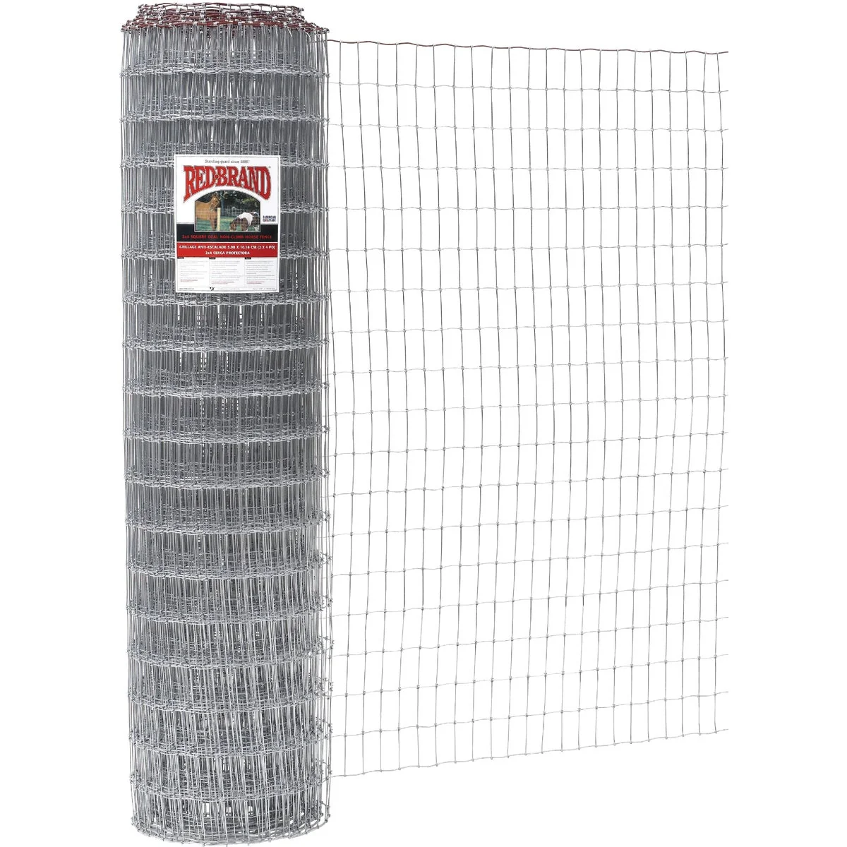 Consistent Keystone Red Brand 60 In. H. x 100 Ft. L. Galvanized Steel Class 1 Square Non-Climb Horse Fence Relaxed