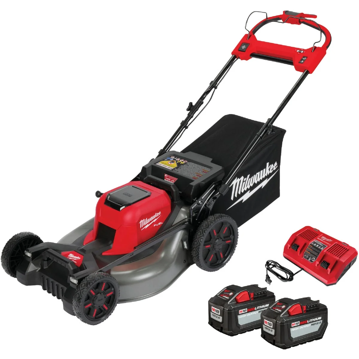 Top-Quality Milwaukee M18 FUEL 21 In. Self-Propelled Dual Battery Cordless Lawn Mower Kit Unique
