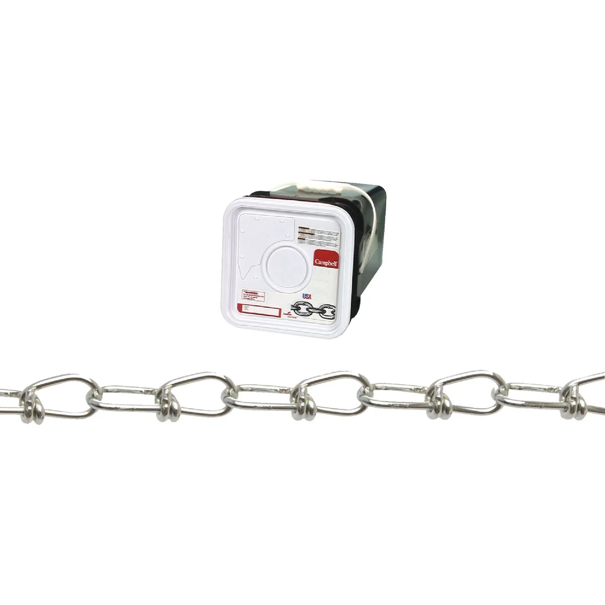Reliable Campbell 2 0 275 Ft. Zinc-Plated Low-Carbon Steel Coil Chain Elegant