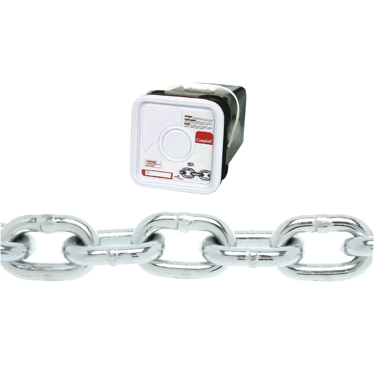 Top-Quality Campbell 5 16 In.75 Ft. Zinc-Plated Low-Carbon Steel Coil Chain Fast