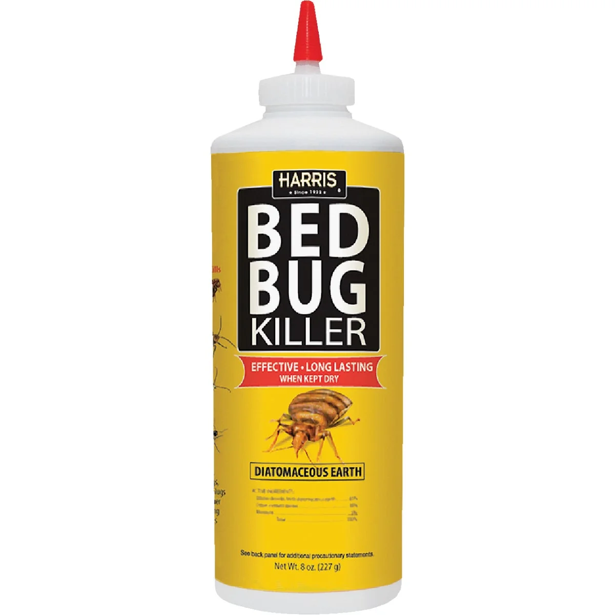 Functional Harris 8 Oz. Powder Diatomeceous Earth Bedbug Killer Reliable