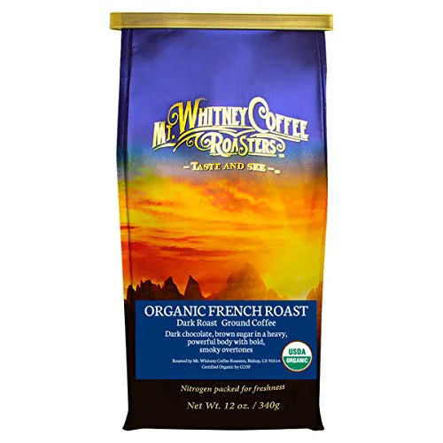 Crafted Mt. Whitney Organic French Roast 12 Ounce Stylish