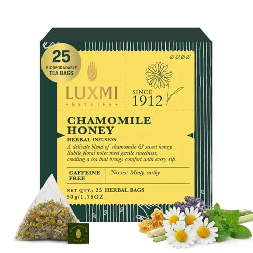 Eco-Friendly Estates Chamomile Honey Herbal Tea 25 Count Selected