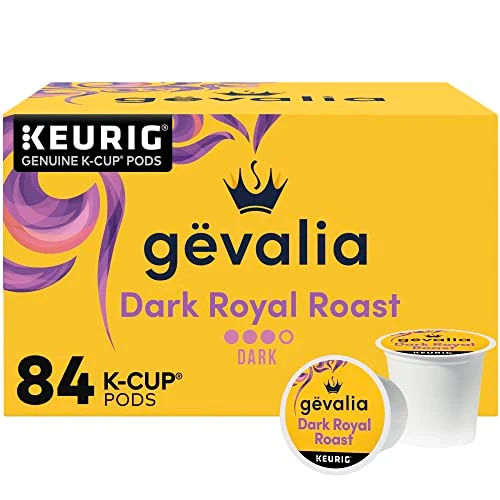Dependable Dark Royal Roast Dark Roast K‐Cup Coffee Pods 84 Count Versatile