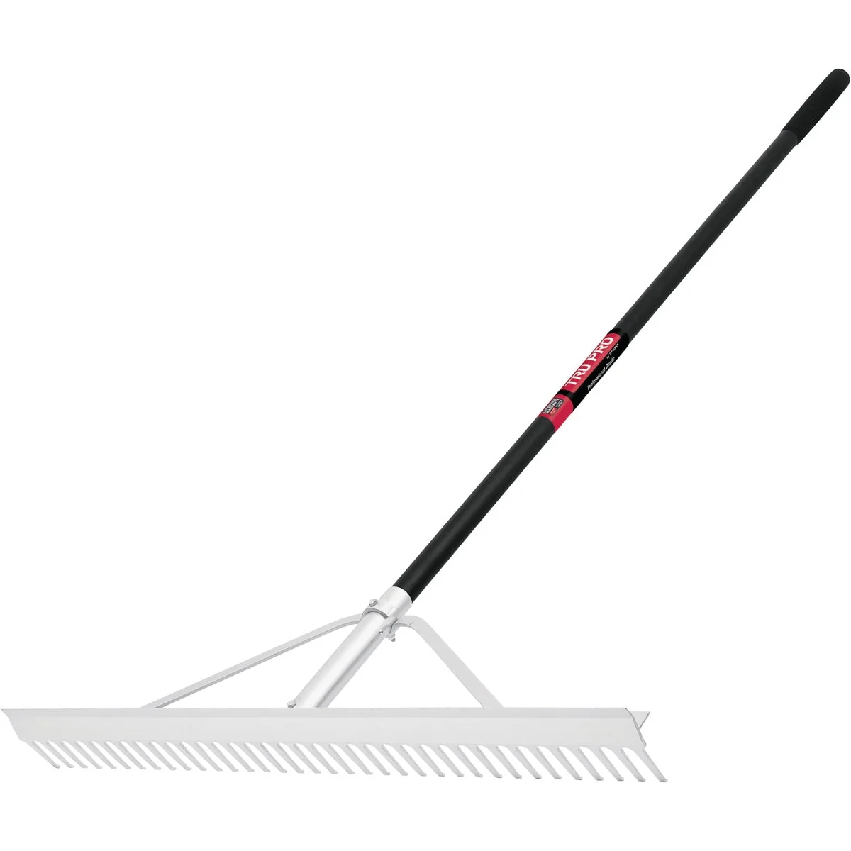 Premium Truper Pro 36 In. Aluminum Landscape Rake 30-Tine Pure