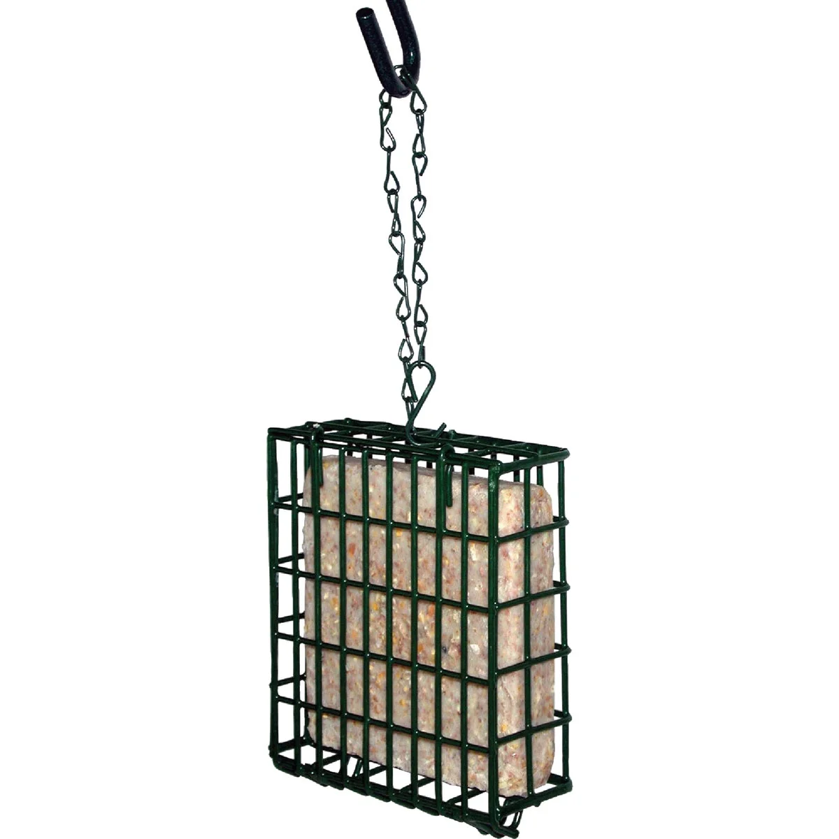 Exceptional Stokes Select Green 1-Cake Steel Suet Feeder High-End