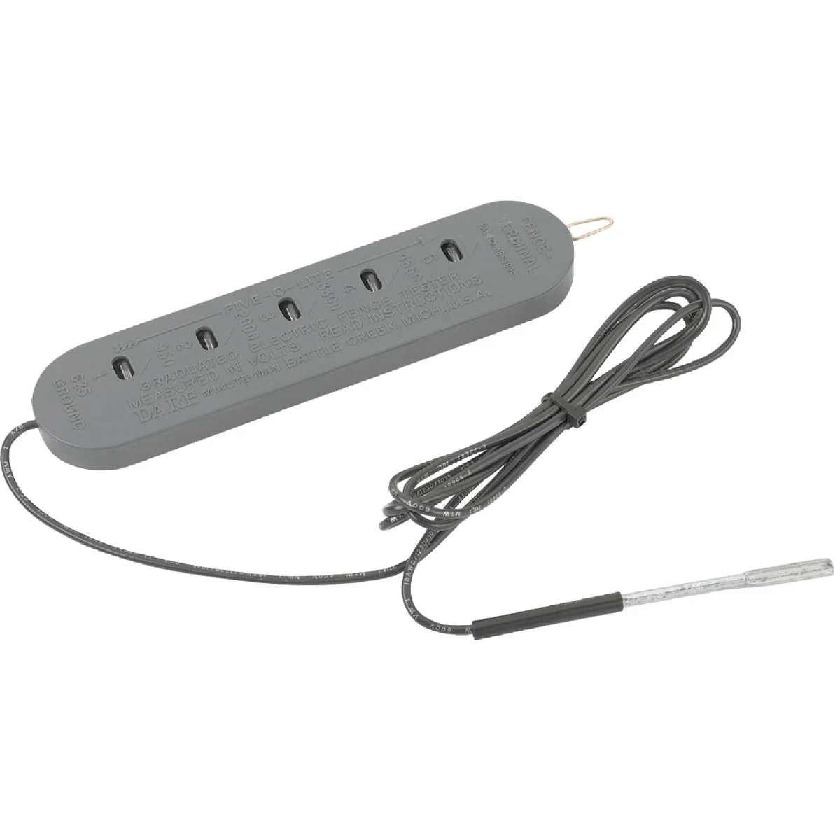 Breathable Dare Five-O-Lite 6-1 2 In. x 1-3 4 In. Electric Fence Tester Excellent
